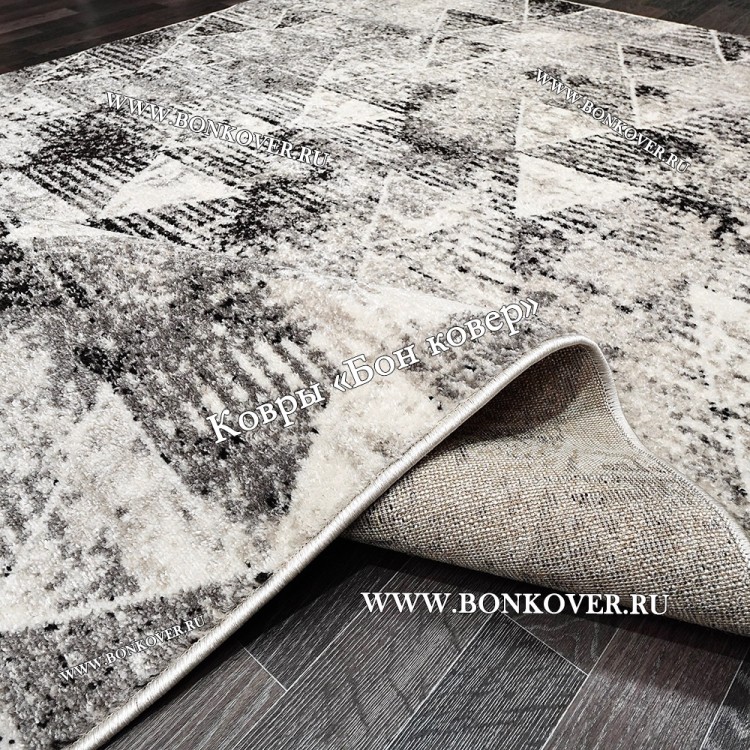 Ковер Лайт Карпет New 05 NN Геометрический Серый