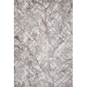 Абстрактный ковер дизайн 95 Коричневый с серым