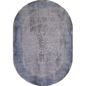 Ковер Armina 03878A BLUE / BLUE Овал