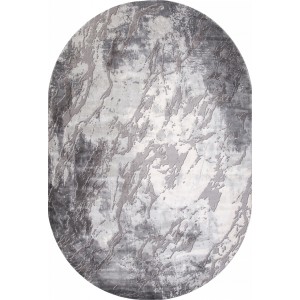 Ковер Armina 04075G GREY / GREY Овал
